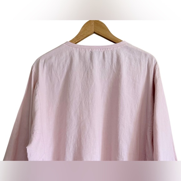 EILEEN FISHER 100% Linen Boho Lagenlook Minimalist Relaxed-Fit Blouse Sz XL/1X - Picture 7 of 9